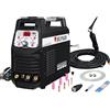 DECAPOWER Saldatrice TIG 200A DC a impulsi MMA EASYTIG-200 | Funzione TIG freddo, pulizia acciaio inox, saldatura acciaio inox. Non adatta alla saldatura dell'alluminio.