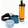 WODHMIEY Pompa sommersa a batteria 30 l/min 5 m compatibile con Bosch GBA | Trasporta acqua e diesel fino a 30 l/min, 5 m di altezza di erogazione e 2 m di profondità di immersione consentita
