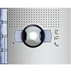 BTICINO 351301 Frontale Sfera per Modulo Audio/Video, Allmetal Alluminio Anodizzato, IK07, Compatibile Sfera/Sfera New, per Telecamera Grandangolare fino 5MP, Senza Pulsanti, Installazione Modulare