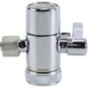 Alide Valvola Deviatrice Per Rubinetto a 1 Via Da 3/8 Di Pollice Per Filtro Acqua Da Piano Di Lavoro, Purificatore D'acqua, Filtro a Osmosi Inversa RO, Adattatore Per Rubinetto Flessibile