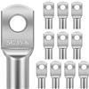 Flintronic Capicorda Terminali da Crimpare, SC35-6 Capicorda Cavo, 10pz | Terminali Connettori Kit, Capicorda Elettrici ad Anello di Rame, per Cavo Elettrico, Cavi Fil