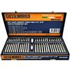 giesseworker Set Chiavi Inserti Bussole Esagonali Torx Millerighe 54 Pz | Serie Professionale, Esagonali e Torx, Millerighe Incluse, 54 Pezzi, Uso Professionale
