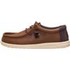 HEYDUDE Wally Waxed Canvas, Scarpe Uomo Sneakers, Marrone, 45