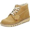 Kickers Kick Hi Donna Marrone/Natural Nubuck Stivali