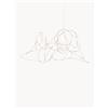 Moooi Lampada a sospensione a LED Flock of Light - Oro