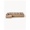 Westwing Collection Divano angolare 4 posti in bouclé Tribeca - Beige