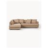 Westwing Collection Divano angolare 3 posti in bouclé Tribeca - Beige