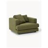 Westwing Collection Poltrona in bouclé Tribeca - Verde