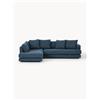 Westwing Collection Divano angolare 3 posti in bouclé Tribeca - Blu