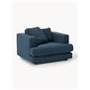 Westwing Collection Poltrona in bouclé Tribeca - Blu