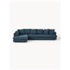 Westwing Collection Divano angolare 4 posti in bouclé Tribeca - Blu