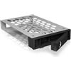 Icy Box ICY BOX 22070 Contenitore per unità di archiviazione Contenitore per HDD Nero, metallizzato da 3,5 pollici
