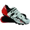 LUCK Zapatilla de Ciclismo Extreme MTB, con Suela de carbono Y Tripla Chiusura per Una Perfetta vestibilità, Rosso.