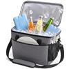 Relaxdays Borsa termica Relaxdays, litri, impermeabile, 2 manici + tracolla, colori | Spiaggia, campeggio e picnic, borsa da picnic