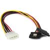 StarTech Cavo Sdoppiatore Y 30cm, LP4 a 2x SATA Latching (PYO2LP4LSATA) 12 inch