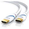 CSL-Computer CSL - Cavo HDMI 4K 2.0 - 7,5 m - Ultra HD 4k @ 60Hz - High Speed with Ethernet - Ultra HD Full HD - 3D ARC CEC HDCP HDR - 18 Gbit s - TV Blu-ray PS5 Xbox Series X Switch - bianco - 7,5 metri