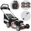 Worx Nitro WG761E - Tagliaerba semovente a batteria - 80V/4Ah - Taglio 51 cm