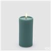 Enzo De Gasperi, EDG EDG ENZO DE GASPERI CANDELA LED LOUNGE MOCCOLO H.15 D.7.5 IP20 C4 VERDE