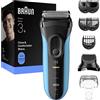 BRAUN RASOIO BRAUN SHAVER 3010BT BLK/BLU BOX MN