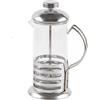 Generic Caffettiera Francese,600ml a Presso-Filtro French Press-Stampa Acciaio Inossidabile Vetro,per Coffee Shop,Ristorante,Bar,Caffettiera,3 Modelli Assortiti