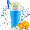 OISE ART STORE Trade Shop - Tazza 300 Ml da Spremere Gelatiera Surgelata in Silicone Granite Frullati Frappè