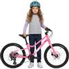 ATTABO Ease - Bicicletta per bambini da 20 pollici, per bambini da 6 a 9 anni, telaio leggero in alluminio, cambio a 7 marce, freni a disco idraulici