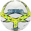 Joma Pallone da Calcio Dali III, Professionale per Allenamento e Partite, Bianco con Design in Colori Assortiti, Misure dalla 3 alla 5 (Bianco/Blu/Giallo Fluo, 4)