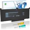 HASESS F3YGT Batteria per Dell Latitude 12 7000 7280 7290 Latitudine 13 7000 7380 7390 P29S002 Latitudine 14 7000 7480 7490 P73G002 serie DM3WC DM6WC 2X39G KG7VF