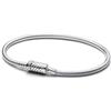 PANDORA Moments - Bracciale con maglia snake in argento sterling con chiusura magnetica