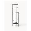 Ferm Living Porta carta igienica con ripiano Dora - Nero