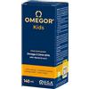 Omegor Omega 3 Bambini OMEGOR Kids Liquido 3+ Anni (140ml) - Estratto da Alga Marina - Gusto di Miele e Arancia con Vitamine C e D - Ideale per Cervello, Vista, Ossa e Difese Immunitarie per Bambini