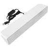 OEM Altoparlante stereo - Altoparlante per computer - Ascolto musicale - Audio surround con bassi - Dimensioni: 32 x 7 x 6 cm - Bianco