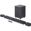 JBL BAR 800 Soundbar 5.1.2 canali true wireless con canali surround con batteria ricaricabile 720W, Nero - JBLBAR800PROBLKEP