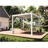 PERGOLUX Pergola S3 Bioclimatica 3x3m, Manuale, Autoportante, Bianca