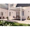 PERGOLUX Pergola S3 Bioclimatica 3x3m, Manuale, Addossata, Bianca