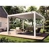 PERGOLUX Pergola S3 Bioclimatica 4x4m, Manuale, Autoportante, Bianca