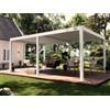 PERGOLUX Pergola S3 Bioclimatica 4x6m, Manuale, Autoportante, Bianca