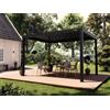 PERGOLUX Pergola S3 Bioclimatica 3x4m, Manuale, Autoportante, Nero