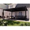 PERGOLUX Pergola S3 Bioclimatica 4x6m, Manuale, Addossata, Nero