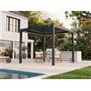 PERGOLUX Pergola Sundream S3 Bioclimatica 3x3m, Motorizzata, Autoportante, Antracite