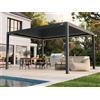 PERGOLUX Pergola Sundream S3 Bioclimatica 4x5m, Motorizzata, Autoportante, Antracite