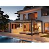 PERGOLUX Pergola Skydance S3 Bioclimatica 4x6m, Motorizzata, Autoportante, Antracite