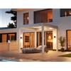 PERGOLUX Pergola Skydance S3 Bioclimatica 3x3m, Motorizzata, Autoportante, Bianca