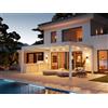 PERGOLUX Pergola Skydance S3 Bioclimatica 4x6m, Motorizzata, Autoportante, Bianca