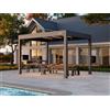 PERGOLUX Pergola 4 Pro Max Bioclimatica 3x4m, Motorizzata, Autoportante, Antracite