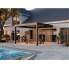 PERGOLUX Pergola 4 Pro Max Bioclimatica 4x4m, Motorizzata, Addossata, Antracite