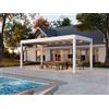 PERGOLUX Pergola 4 Pro Max Bioclimatica 3x6m, Motorizzata, Autoportante, Bianca