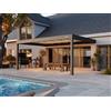 PERGOLUX Pergola 4 Pro Max Bioclimatica 4x6m, Motorizzata, Addossata, Antracite con tetto bianco