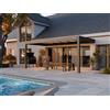 PERGOLUX Pergola 4 Pro Max Bioclimatica 3x6m, Motorizzata, Addossata, Antracite con tetto bianco