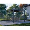 PERGOLUX Pergola 4 Pro Bioclimatica 3x3m, Motorizzata, Autoportante, Antracite